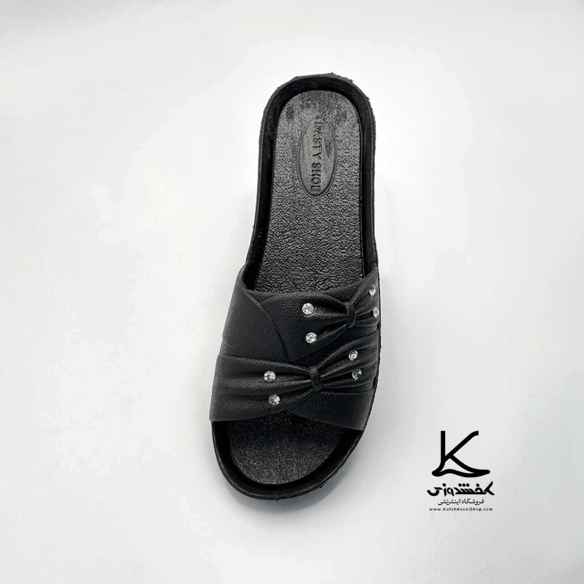دمپایی زنانه مشکی شیما راستی