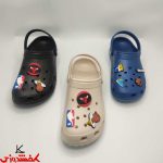 دمپایی مردانه کراکس استیکر دار زیتون