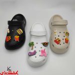 دمپایی زنانه کراکس استیکر پاشنه دار زیتون