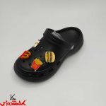 دمپایی زنانه کراکس استیکر پاشنه دار زیتون