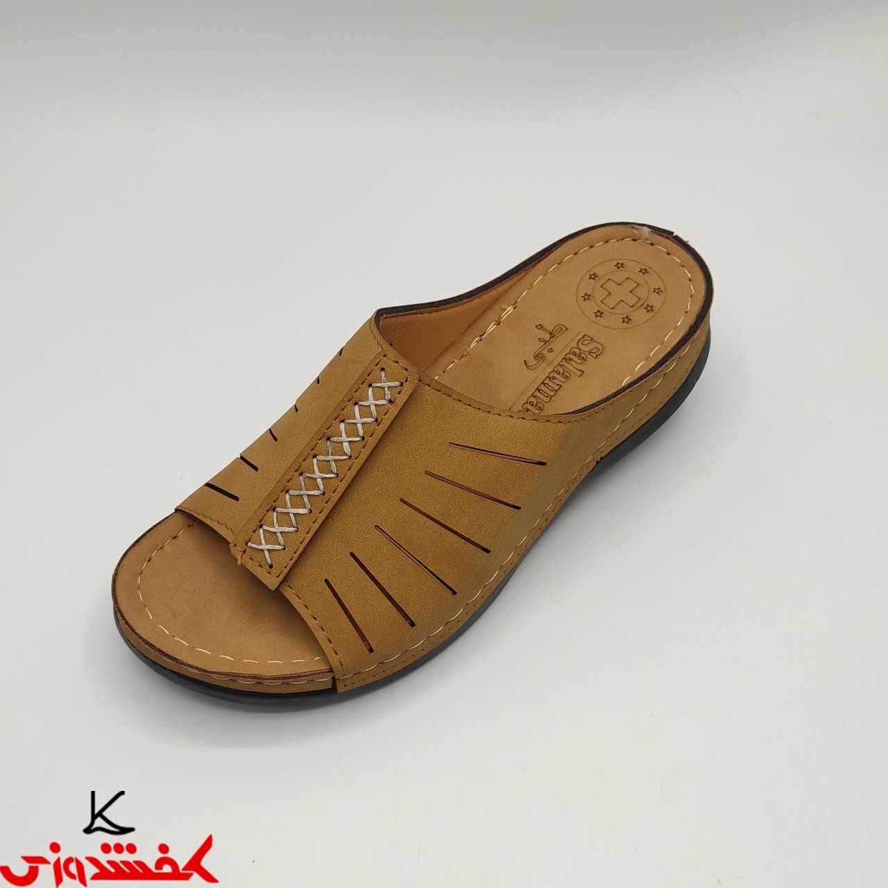 دمپایی زنانه بافتی سعادت