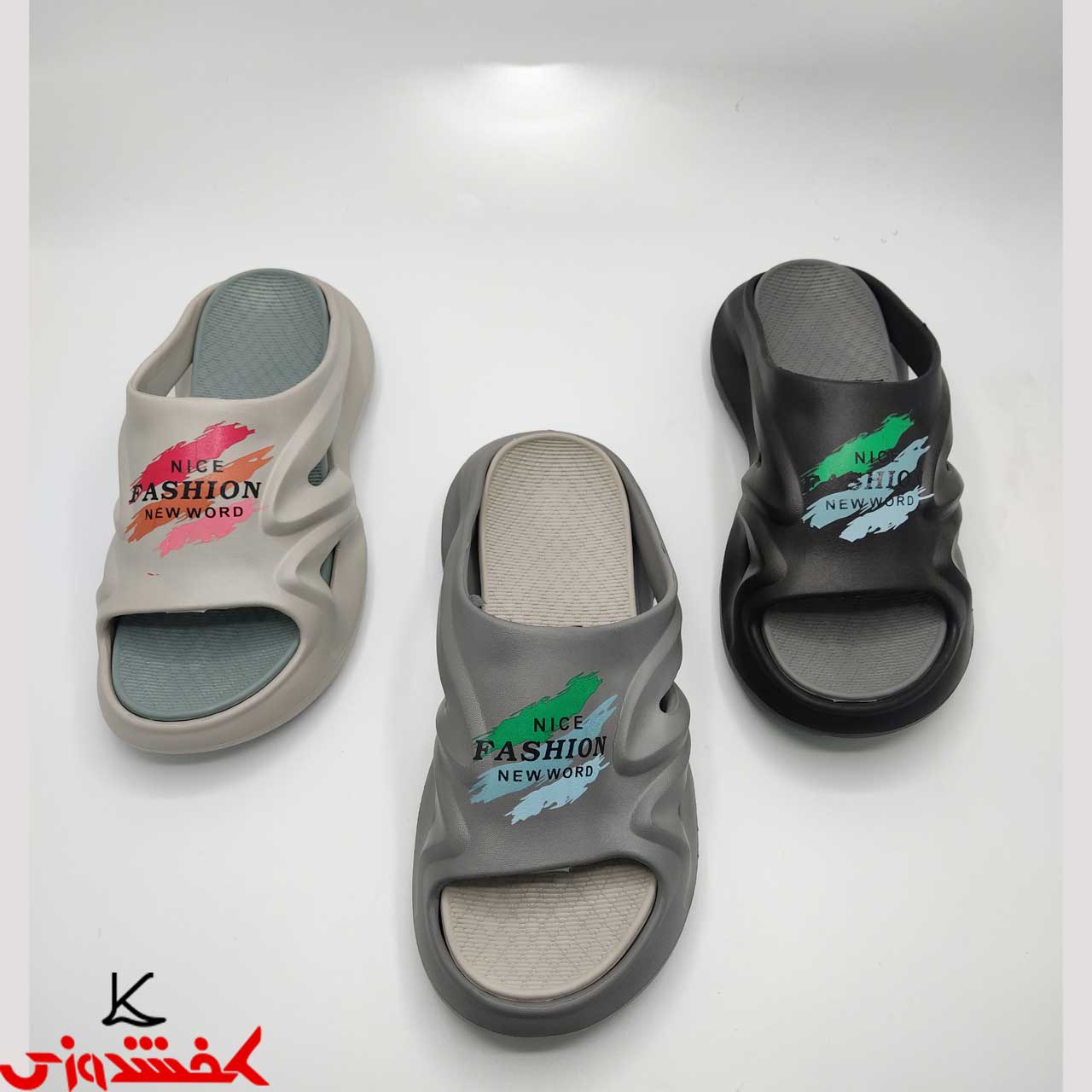 دمپایی مردانه راک چاپ فشن شیما