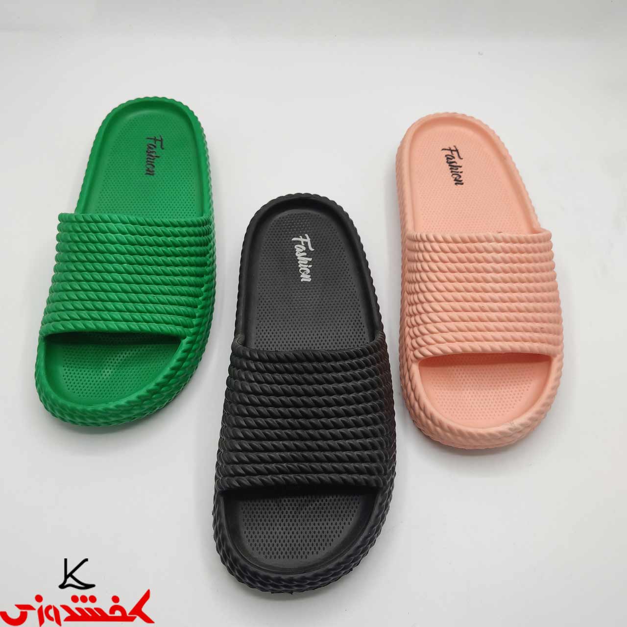 دمپایی زنانه بافتی پاپا